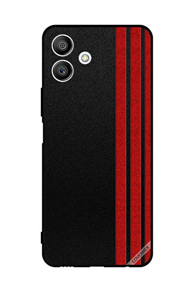 Covernex غطاء حماية لهاتف Honor Play6T Pro بثلاثة خطوط عمودية حمراء