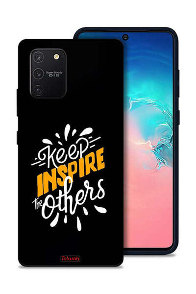 Tolwak غطاء حماية لهاتف سامسونج جالكسي S10 لايت - حافظ على إلهام الآخرين