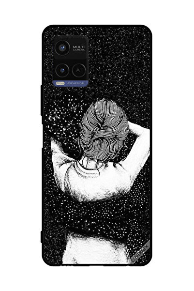 Covernex غطاء حماية لهاتف فيفو Y21 - خيال فتاة دودل الليلية