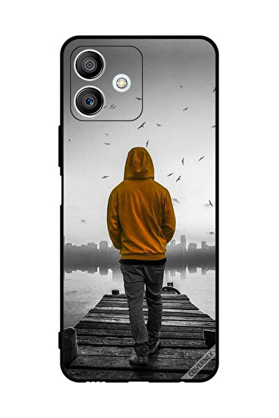 Covernex غطاء حماية لهاتف Honor Play6T Pro - فتى حزين يمشي