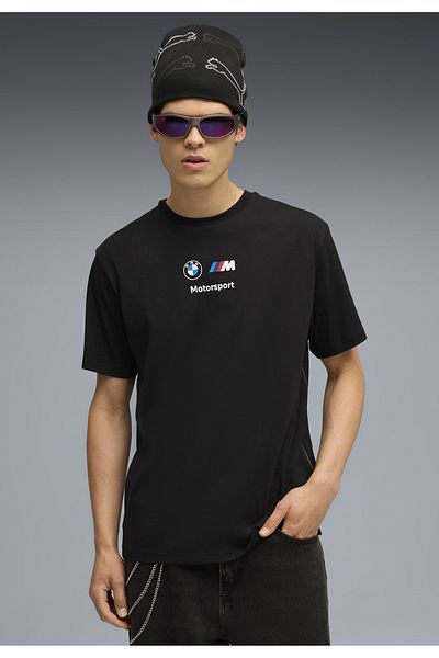 Puma Ανδρικό μπλουζάκι με λογότυπο BMW M Motorsport Essentials