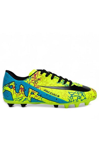 YUSUFSHOES Adult Child Grass Turf Field Studded Soccer Shoes Crampon