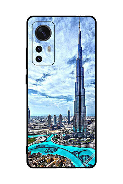 Covernex غطاء حماية لهاتف شاومي 12 برج خليفة - غيوم تلامس السحاب