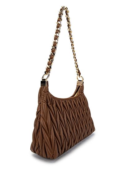 Tamer Tanca Women's Vegan Camel Shoulder Bag