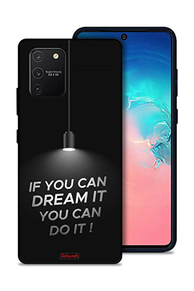 Tolwak غطاء حماية لهاتف سامسونج جالكسي S10 لايت إذا كنت تستطيع أن تحلم به، يم...