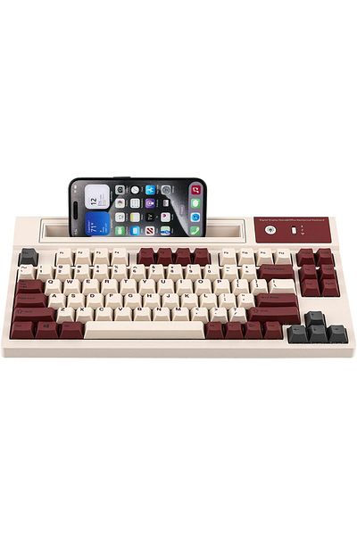 Epomaker DynaTab75 Wireless Gaming Keyboard with Slot for iPad Tablet, Hot-swap Gasket Mechanical Ke