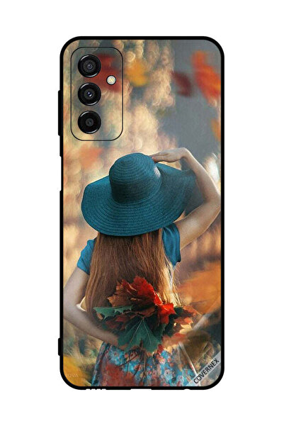 Covernex Protective Case Cover For Samsung Galaxy F23 Hat Girl Hiding Love Le...