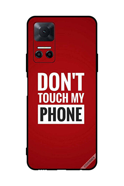 Covernex غطاء حماية لهاتف Honor Play6T مطبوع عليه عبارة "لا تلمس هاتفي"