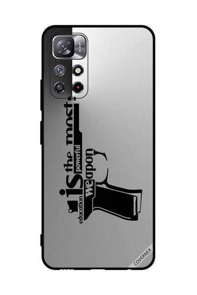 Covernex غطاء حماية لهاتف شاومي ريدمي نوت 11S 5G، التعليم هو السلاح الأقوى