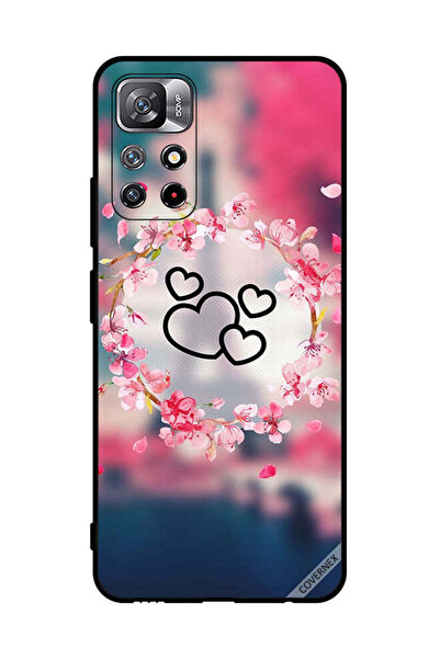 Covernex غطاء حماية لهاتف شاومي ريدمي نوت 11S 5G قلوب سوداء