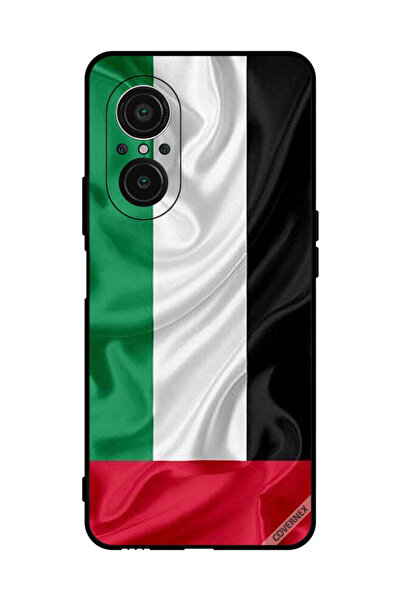 Covernex غطاء حماية لهاتف هواوي نوفا 9 SE 5G، قماش علم الإمارات العربية المتحدة