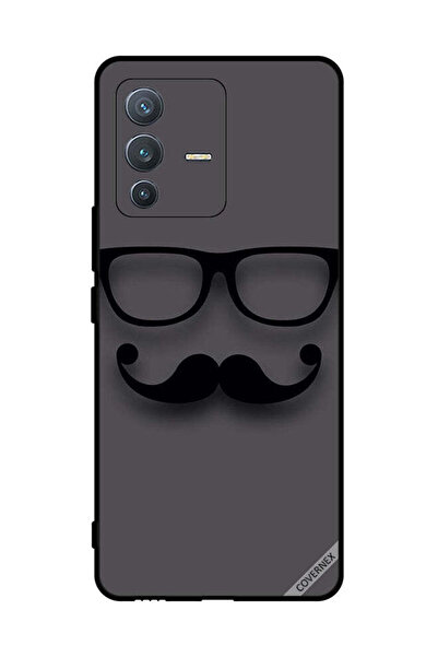 Covernex غطاء حماية لهاتف فيفو S12 برو - زجاج أسود وشارب