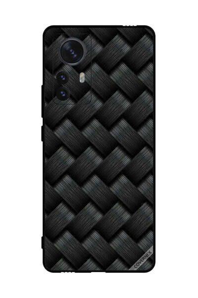 Covernex Protective Case Cover For Xiaomi 12 Pro Black Strips Pattern
