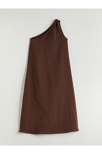 LC Waikiki New Season One Shoulder Modal Blend Dress - S5R913Z8