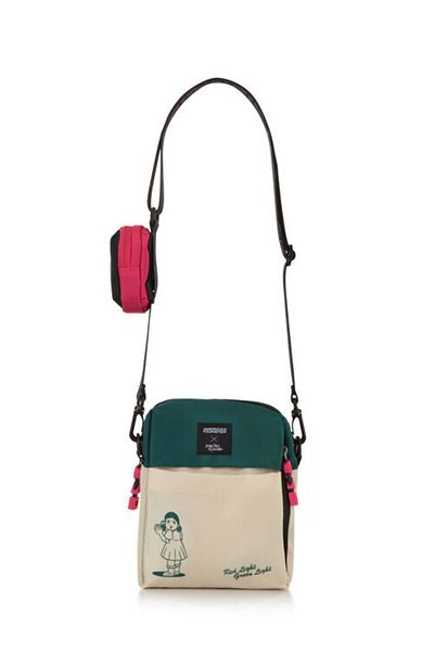 American Tourister Squid Game - Pearl / Deep Green - 1 Year Global Warranty
