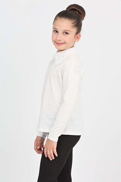 Toontoy Μπλουζάκι με δαντέλα για κορίτσια