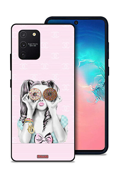 Tolwak غطاء حماية لهاتف سامسونج جالكسي S10 لايت يحمل قطعتين من الدونات