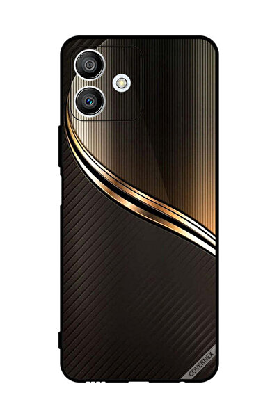 Covernex غطاء حماية لهاتف Honor Play6T Pro بنمط سرقة ذهبي داكن