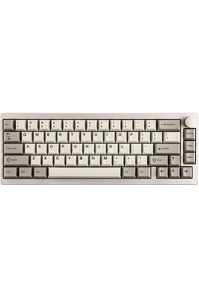 Epomaker لوحة مفاتيح ألعاب لاسلكية P65 QMK/VIA من الألومنيوم، مزودة بحشية تثبيت، وبلوتوث/2.4 جيجاهرتز/USB (من A إلى C)،