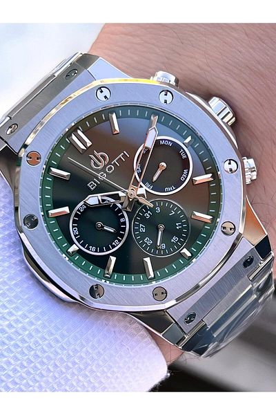 Bigotti Exclusive Boxed Engagement and Groom Watch 2 Years Warranty Inner Functions Active Men Wristwatch Bx01