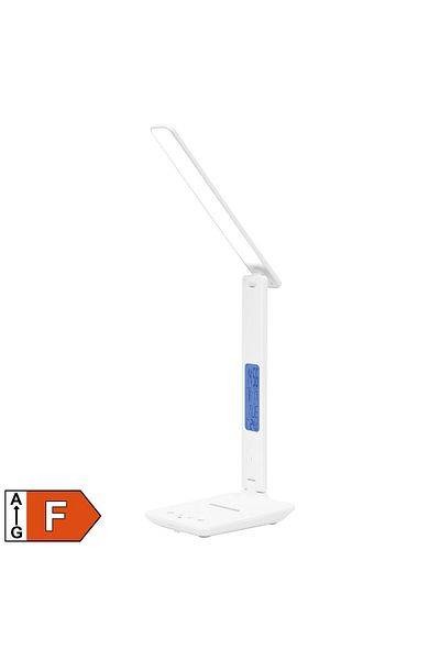 Somogyi LED Desk Lamp with Wireless Charger, White LA 10 Q