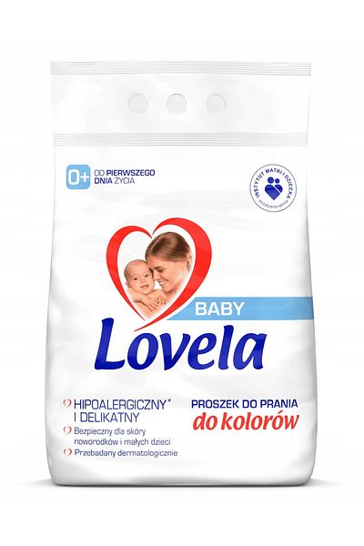LOVELA hypoallergenic washing powder for babies 0+ color 4.1 kg