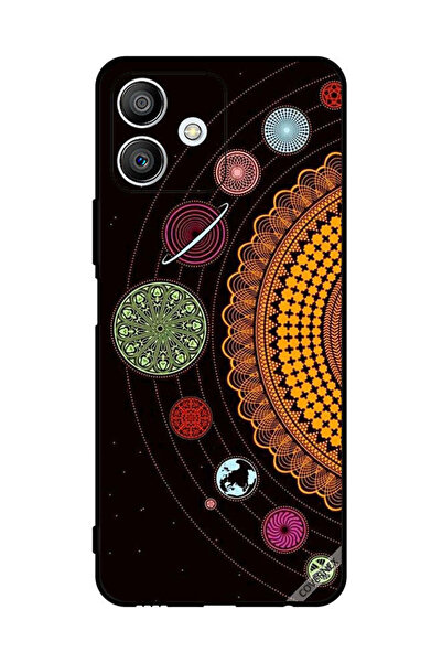 Covernex غطاء حماية لهاتف Honor Play6T Pro بتصميم أشكال ماندالا الفضائية