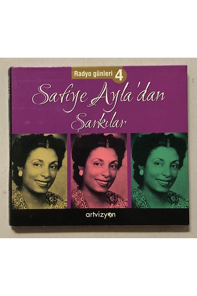 Plakevi İzmir Songs Radio Days Cd by Safiye Ayla (Original Period Print Cd)
