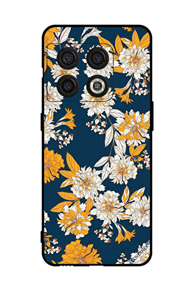 Covernex غطاء حماية لهاتف OnePlus 10 Pro بنقشة زهور وأوراق صفراء وبيضاء