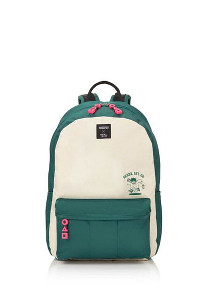 American Tourister Squid Game - Pearl / Deep Green - 1 Year Global Warranty