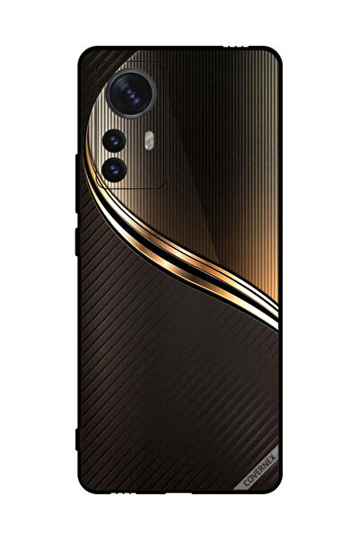 Covernex Protective Case Cover For Xiaomi 12 Pro Dark Golden Steal Pattern