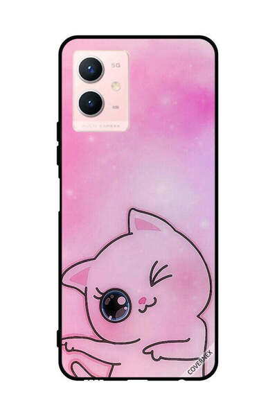 Covernex غطاء حماية لهاتف فيفو Y33s 5G Go This Way Kitten