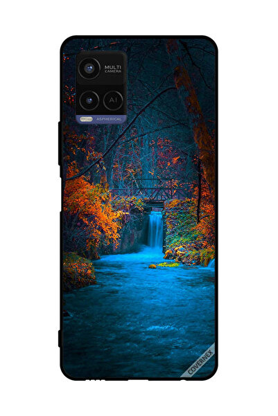 Covernex غطاء حماية لهاتف فيفو Y21 - شلال أزرق