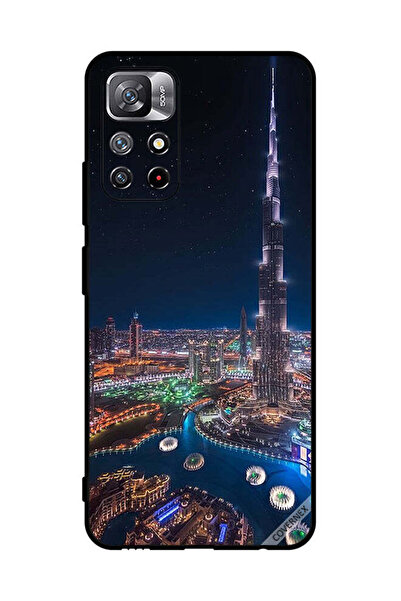 Covernex غطاء حماية لهاتف شاومي ريدمي نوت 11S 5G منظر ليلي لوسط المدينة
