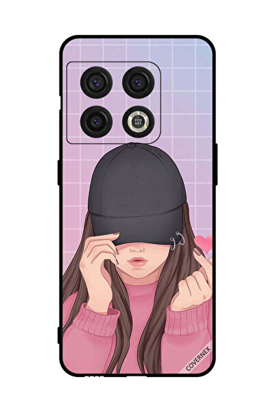Covernex غطاء حماية لهاتف OnePlus 10 Pro - قبعة سوداء من Snap Love Girl