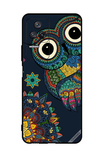 Covernex غطاء حماية لهاتف شاومي ريدمي K40S - بومة زهرية