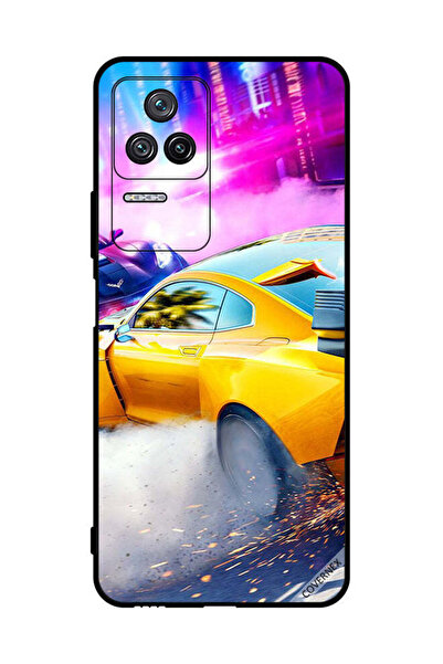 Covernex غطاء حماية لهاتف شاومي ريدمي كي 50 برو - سيارة صفراء