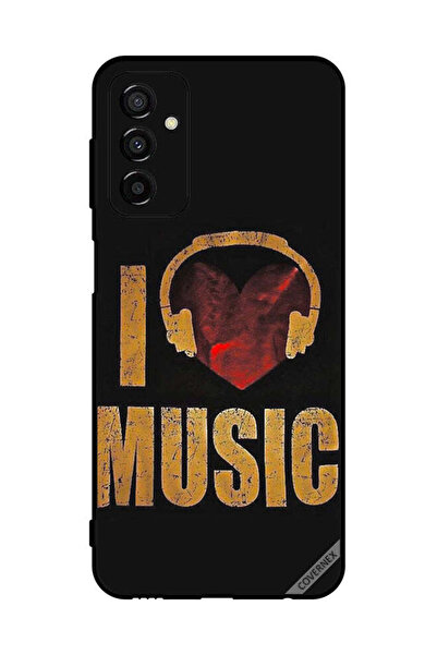 Covernex غطاء حماية لهاتف سامسونج جالاكسي M23 - أنا أحب الموسيقى فينتاج