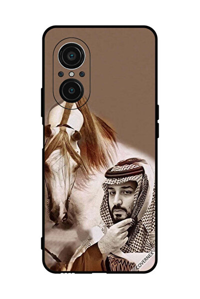 Covernex غطاء حماية لهاتف هواوي نوفا 9 إس إي 5 جي محمد بن سلمان أمام حصان
