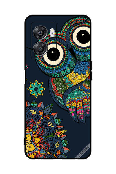 Covernex غطاء حماية لهاتف Oppo A57 بتصميم بومة زهرية