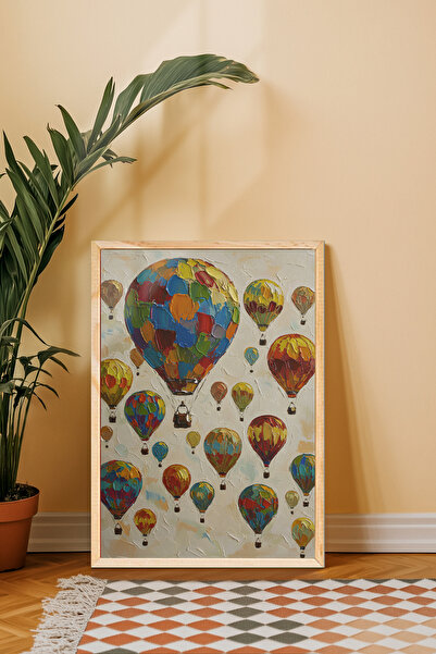 alphobitasarım Slika u stilu uljane slike Kappadokije i balona