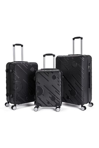 LİMRA Limra 3-piece hardside luggage set with a modern design, measuring 28-24-20 inches