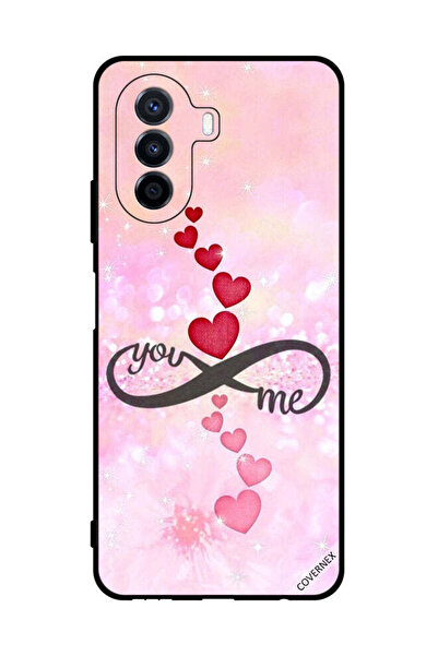 Covernex غطاء حماية لهاتف هواوي نوفا واي 70 - قلوب أنت إنفينيتي مي