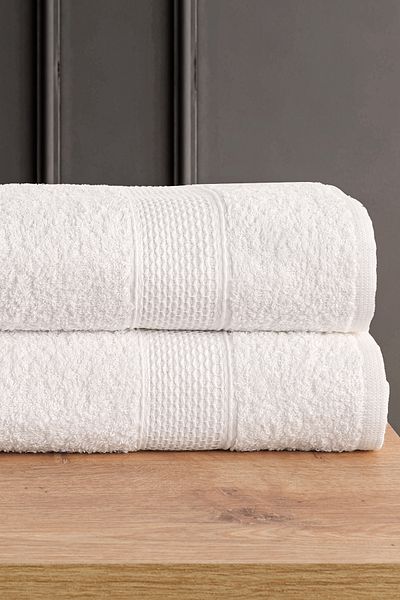 Güvenal Σετ πετσετών μπάνιου BLANC 2 τεμαχίων 70x140 |   Πετσέτα |   Πετσέτα μπάνιου I Σετ μπάνιου I Πετσέτα προίκας