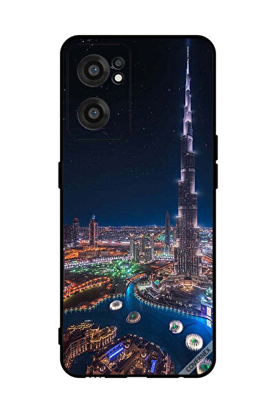 Covernex غطاء حماية لهاتف OnePlus Nord CE 2 5G منظر ليلي لوسط المدينة