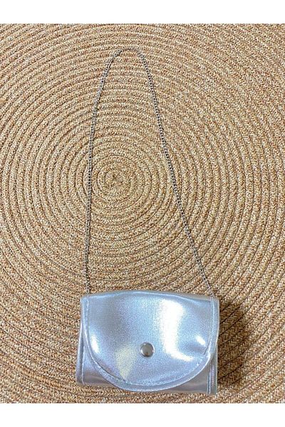 Cherrys Bebek Silver Color Girl's Bag