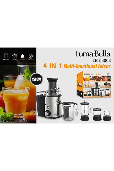 SOKANY 4 In 1 Personal Juicer Blender Mixer Food Processor Multi-function Food Mixer 1000w Coffee Grinder J
