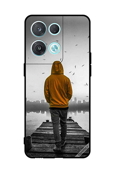 Covernex غطاء حماية لهاتف Oppo Reno8 Pro - فتى حزين يمشي