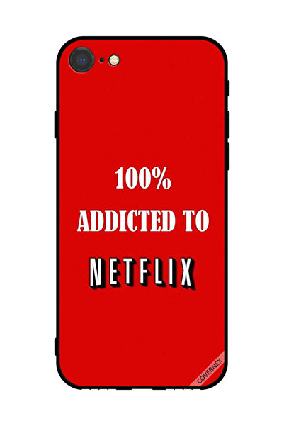 Covernex غطاء حماية لهاتف Apple iPhone SE (2022) مدمن على Netflix بنسبة 100%