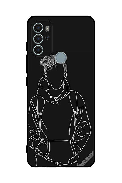 Covernex غطاء حماية لهاتف موتورولا موتو جي 60 إس، رسم جاكيت بوي